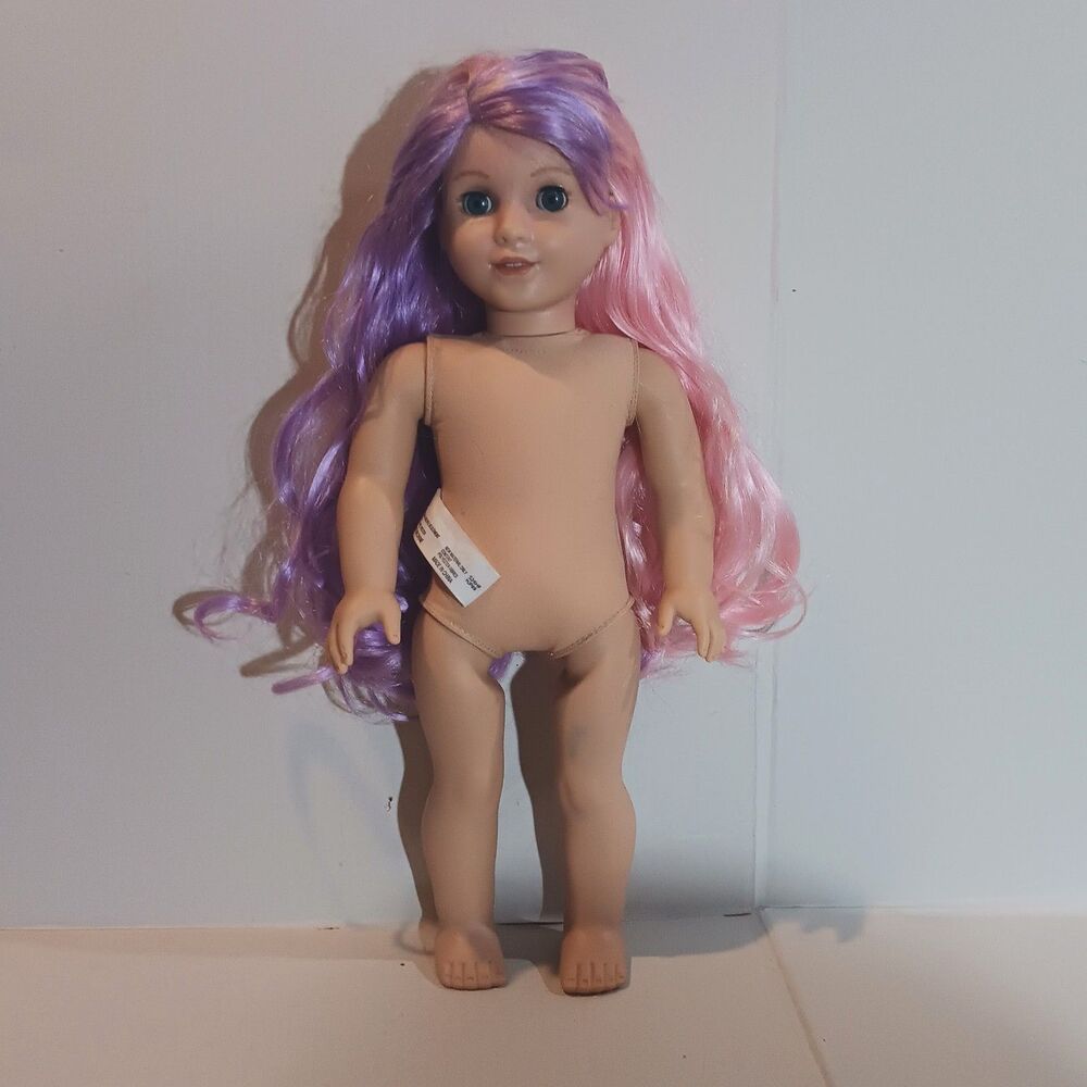 American Girl Doll Truly Me 18 Inch Doll-#116-Pink & Purple Hair-Blue Eyes-2017